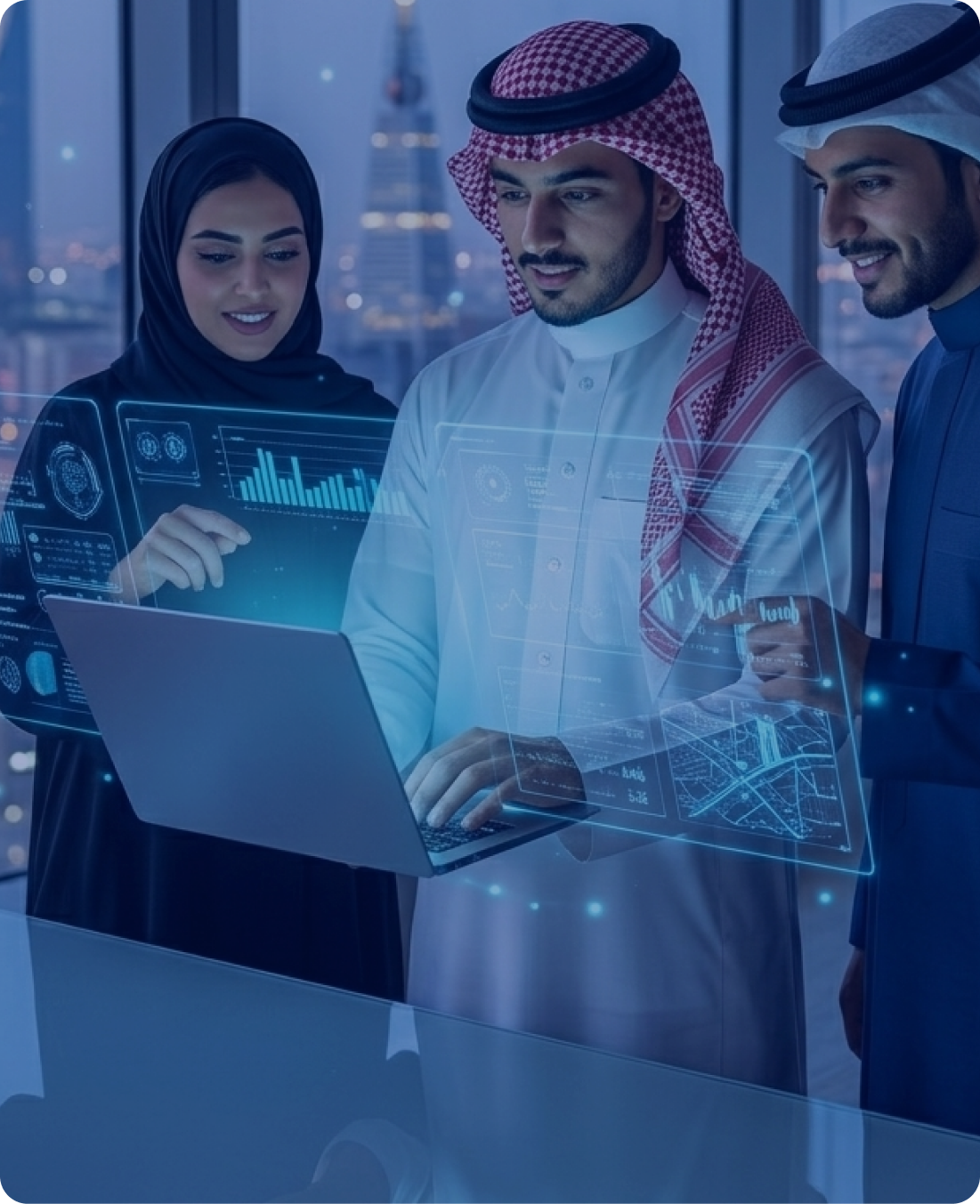 Saudi team running the Nexta workflow engine